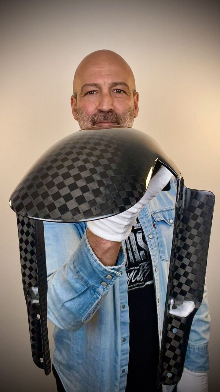 Art.Aureo – Premium Quality Carbon Fiber Front Fender For Softail Low Rider S and ST