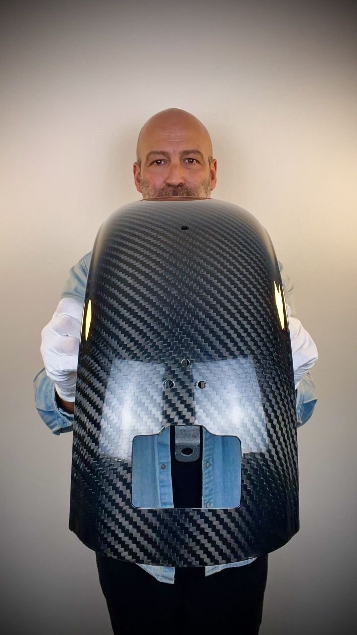 Art.Velarium – Premium Quality Carbon Fiber Rear Fender For Softail Low Rider S and ST