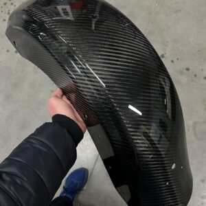 Art.Mugello CVO – Premium Quality Carbon Fiber Rear Fender Stock Style For Use With CVO Tail Light License Plate Mount